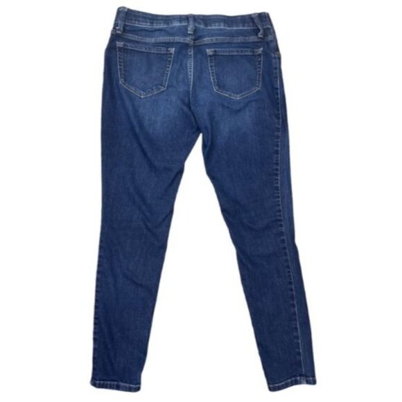 Isabel Maternity by Ingrid Womens Under Belly Skinny Maternity Jeans Blue Sz 14 - Picture 8 of 13